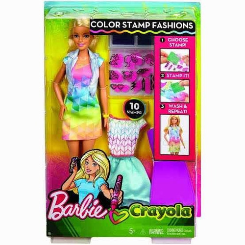 Barbie Crayola Muñeca Barbie Envio Gratis