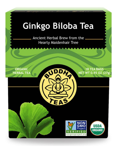 Buddha Teas Te Organico De Ginkgo Biloba - Ou Kosher, Usda O