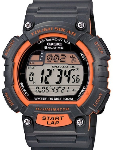 Reloj Casio Digital Stl-s100h-4a. Tough Solar. 5 Alarmas.