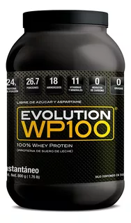 Evolution Proteina Suero De Leche (whey) Wp100 800 G Sabores Sabor Natural