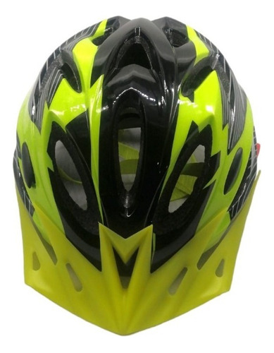 Casco De Bicicleta Ciclismo Protección Hl 283 Color Verde Talla Ajustable