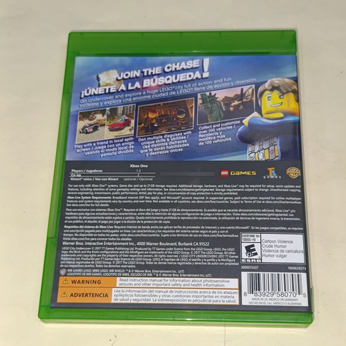 Xbox One Lego City Undercover Lego City Xbo One Español (Reacondicionado)