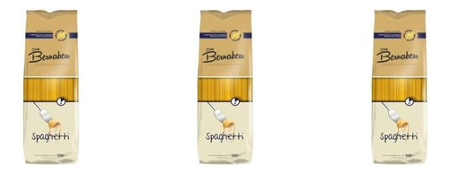 Pack X3u Fideos Spaguetti Don Bernabeu 500g
