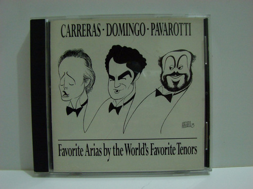 Cd Carreras Domingo Pavarotti Favorite Arias By The World´s 