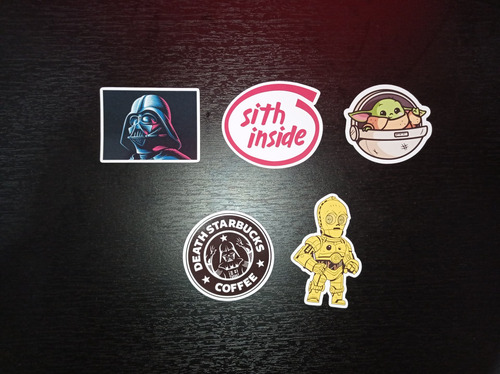 Imagen 3 de 5 de Pack De 20 Stickers Star Wars (p020)