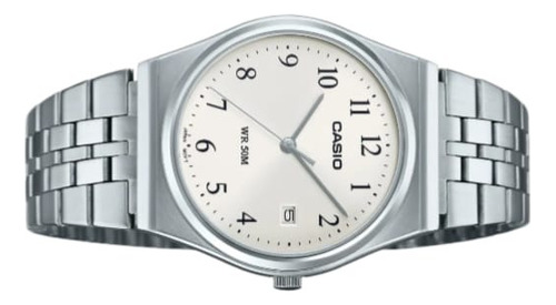 Reloj Casio Hombre Mtp-b145d-7bvdf/ Analógico Fecha/plateado
