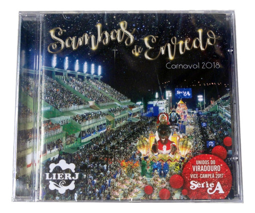 Cd Samba De Enredo 2018 Série A Lierj / Original Lacrado!!