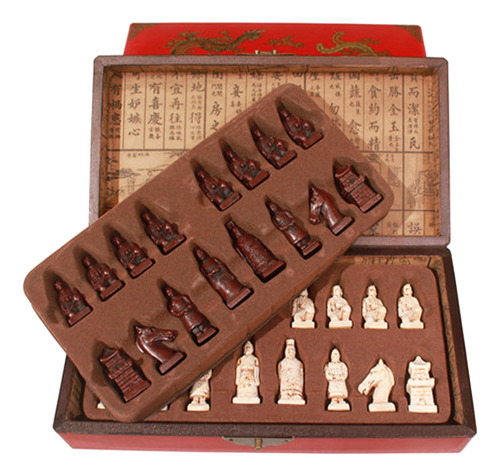 Juego De Ajedrez Clásico De Madera Para Viajes Pequeña