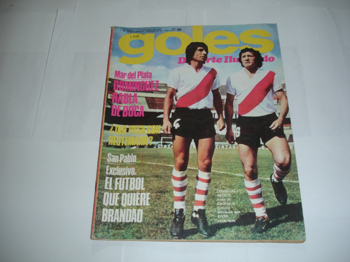 Revista Goles 1360 Póster Marin Ciclísmo 1975 Excelente!! 