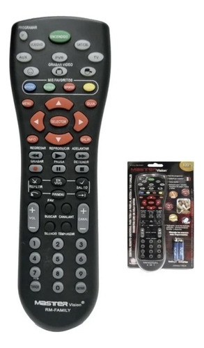 Control Remoto Universal Para Tv O Pantalla Master Rm-family