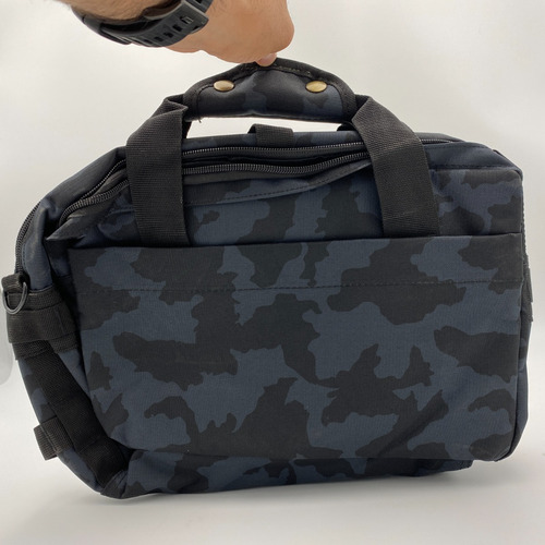 Mochila Militar Portafolio Compacto Maletin Tactico iPad Pro Color Negro Camu