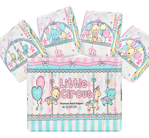 Littleforbig Panal Impreso Adulto 10 Piezas - Little Circus