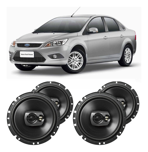 Alto Falante Focus Sedan 2009 A 2013 6 Polegada 240w Pioneer