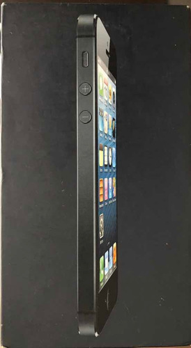 Caja Original De iPhone 5 Negra De 16gb