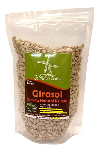 Semilla De Girasol Descortezado 250gr