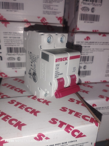 Interruptor Magnetotérmico Steck 2polo 40amp