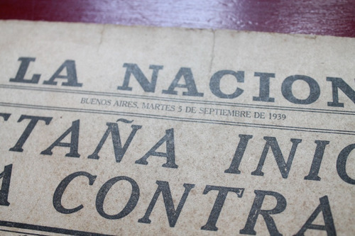 Lote 31 Diarios Antiguos La Nacion Segunda Guerra Mundial