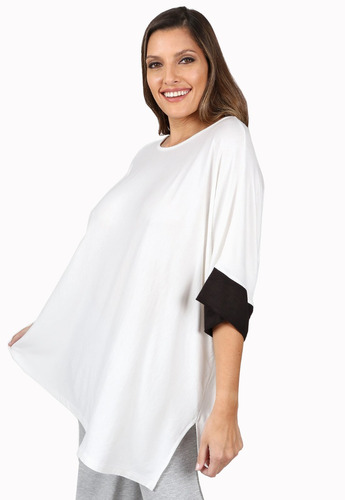 Remera Maxi Remeron Combinado Oversize Talle Grande Especial