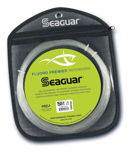 Fluoro Premier 100% Fluorocarbon Fishing Line Dsf, Saltwater