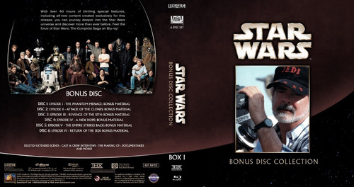 Star Wars Bonus Disc Coleccion En Bluray. 11 Discos. Exclus!