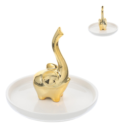 Bandeja Para Joyas Con Diseño De Elefantes Bebés Con Decorac