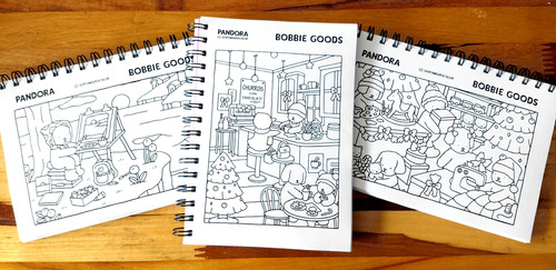 Cuaderno Bobbie Goods Para Colorear Ositos Pintar + Stickers