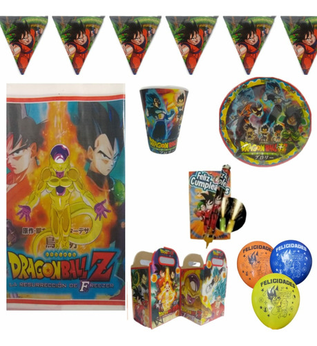 Dragon Ball Artículos Para Fiesta Decorar Cumple 50 Niños