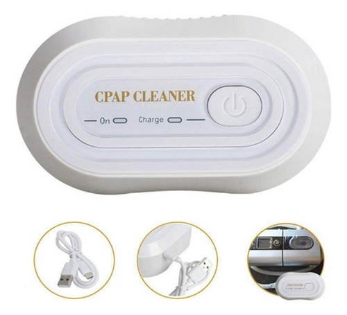 J Limpiador Portátil Cpap Con Carga Usb, Mini Máquina De