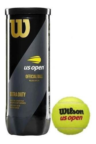 Tubo X3 Pelotas Wilson Us Open Extra Duty Pista Rápida Muni