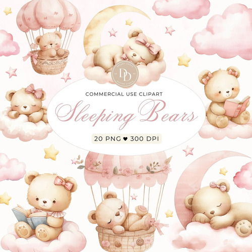 Kit Imagenes Png Bear Osita Rosa Lo16