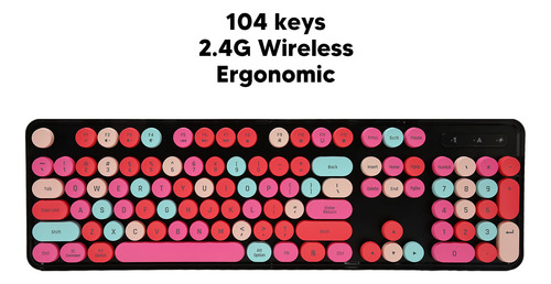 Combo De Teclado Y Mouse Inalámbricos Modo Inalámbrico