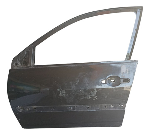 Puerta Delantera Izquierda Megane 2 Hatchback 2004 Al 2010 Delantera Izquierdo Negro (Usado)