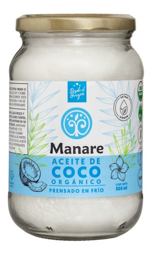 Aceite De Coco Prensado En Frío Con Sabor Y Olor.