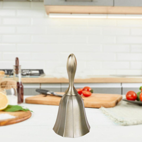 Campana De Servicio De Timbre De Mano De Estilo Dorado 2
