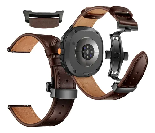 Correa Piel Genuina 22mm Para Galaxy Watch 9 / 8 Classic