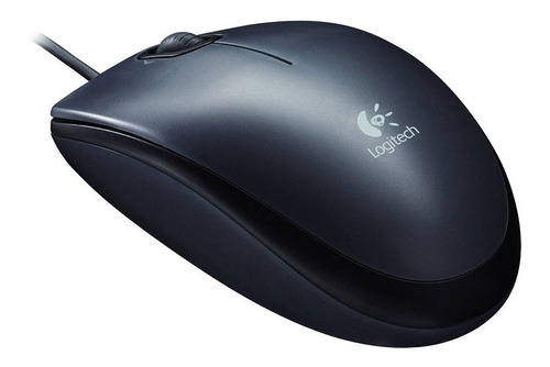 Mouse Óptico Logitech M100 Usb 3 Botões Preto