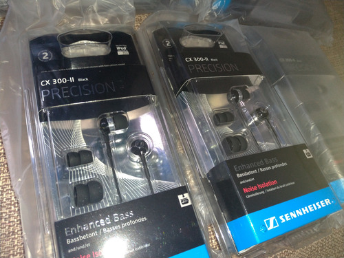 Fone Ouvido Sennheiser Cx 300 I I Precision In-ear (lacrado)
