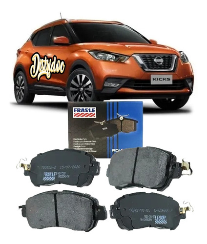 Juego Pastillas Freno Orig Frasle Nissan Kicks 1.6