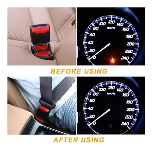 Hebilla Cinturón De Seguridad Extensor Auto Universal 2und