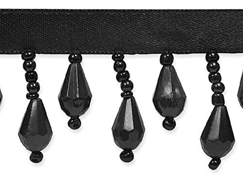 Expo Internacional Joanne Beaded Teardrop Fringe Trim Embell