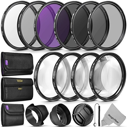 Kit De Accesorios 58mm Lente Completo + Filtro (uv Cpl Fld