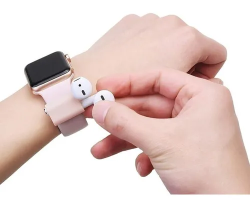 Headset Holder Para Auricular Apple AirPods Deporte Silicona