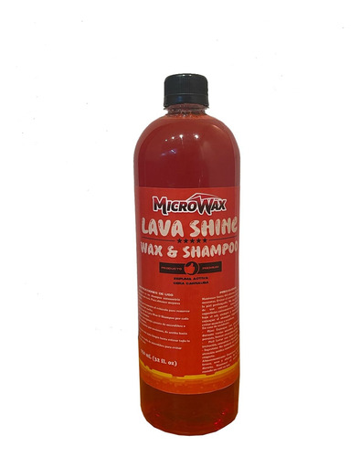 Shampoo Para Auto Espuma Activa Y Cera Carnauba Microwax 1lt