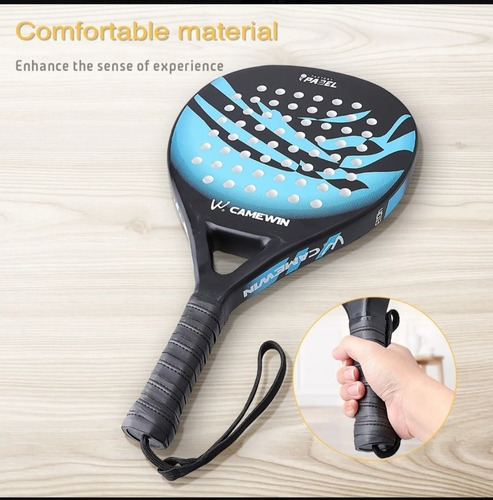 Imagen 8 de 8 de Pala Padel Camewin Carbono Hibrido 2021