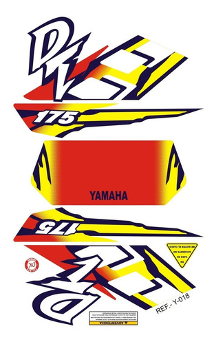 Calcomanías Dt 175 Yamaha