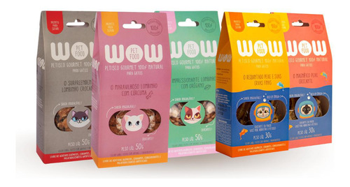 Kit De Petiscos Lombinho E Peixe Para Gatos Wow Pet Food