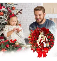 Comprar Corona De Navidad Puerta Delantera Exterior Exterior Interio