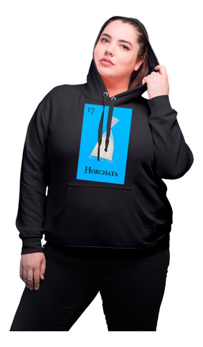 Sudadera Xxl De Dama/caballero Unisex Loteria Horchata