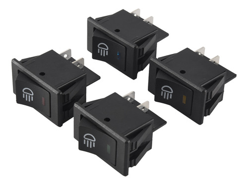 4 Faros Antiniebla Para Coche, Camión, Barco, 12 V, 35 A, In