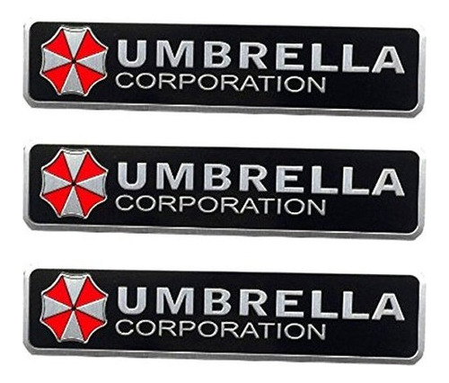 Yspring 75cm Metal 3d Resident Evil Umbrella Sticker Badge C